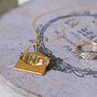 Personalised Wooden Photo Envelope Locket Necklace, thumbnail 4 of 10