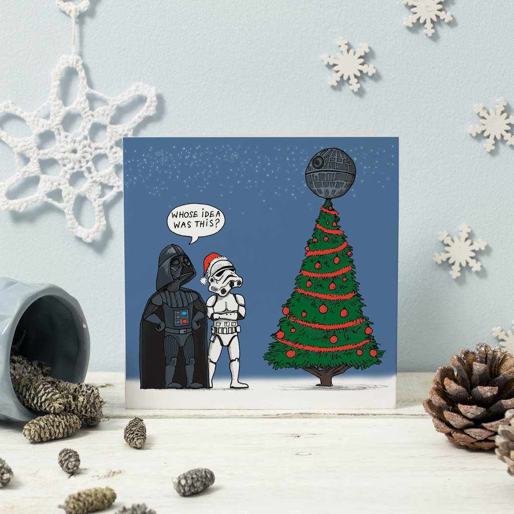 star wars christmas cards by cardinky | notonthehighstreet.com