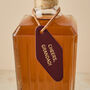 Personalised Leather Diamond Bottle Tag, thumbnail 1 of 9