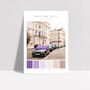 Stanley Crescent, Notting Hill, Colour Palette Print, thumbnail 3 of 3