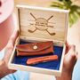 Personalised Golf Tool And Leather Holder With Gift Box, thumbnail 1 of 6