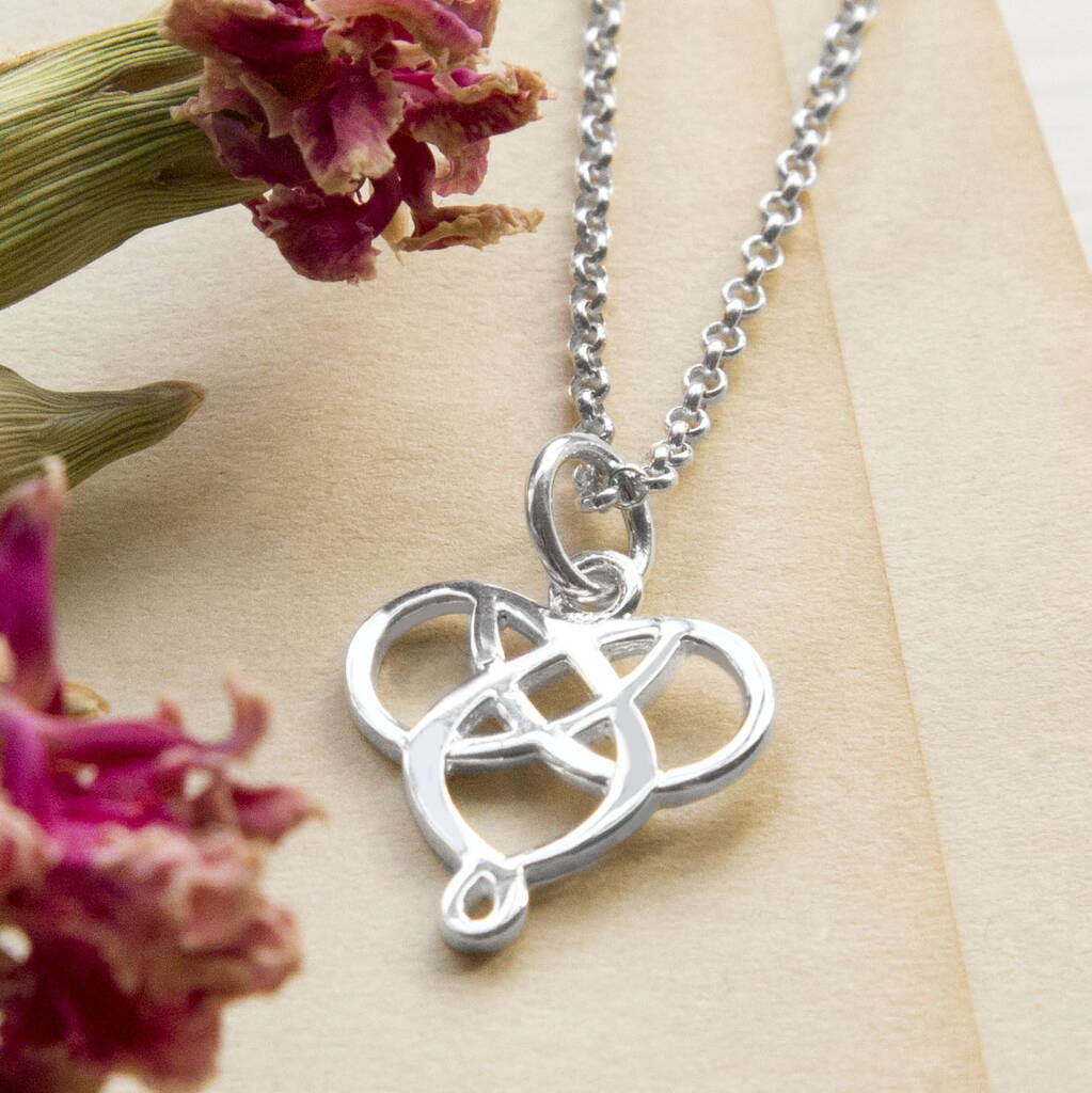 Sterling Silver Simple Celtic Knot Necklace By Martha Jackson Sterling