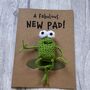 Frog Crochet New Home Housewarming Card Handmade, thumbnail 7 of 12