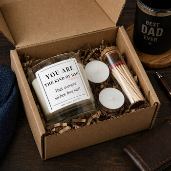 Dad Candle Gift Set You Are The Kind Of Dad Everyone Wishes They Had, 3 of 6