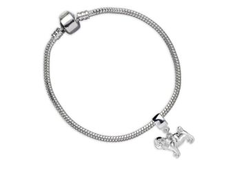Pug Silver Plated Charm, 3 of 5