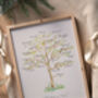Personalised Family Tree In Calligraphy, thumbnail 10 of 10
