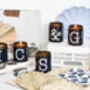 Eucalyptus And Lemon Initial Candle, thumbnail 2 of 7