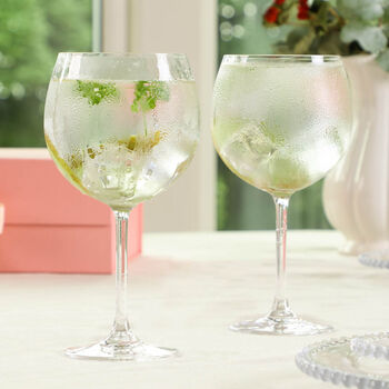 Two Tall Stem Gin Glasses Set, 3 of 6