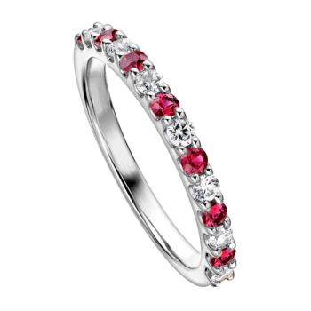 Odette Lab Grown Diamond And Created Gemstones Ring, 6 of 11