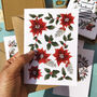 Modern Botanical Christmas Card Set, thumbnail 2 of 7