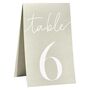 Sage Green Card One 12 Wedding Table Numbers, thumbnail 2 of 3