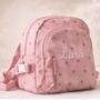 Personalised Embroidered Ditsy Floral Girls Rounded Backpack, thumbnail 3 of 5