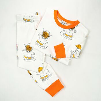 Highland Cow Children's Pyjamas, 2 of 2