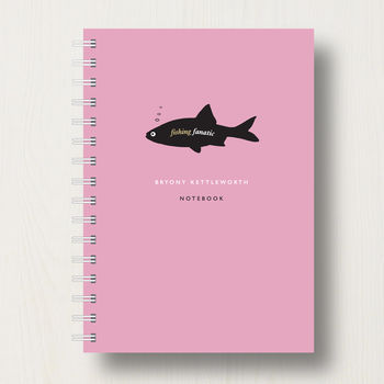 Personalised Fishing Lover's Journal Or Notebook, 10 of 10