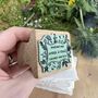 Personalised Autumn Wedding Rubber Stamp, thumbnail 2 of 9