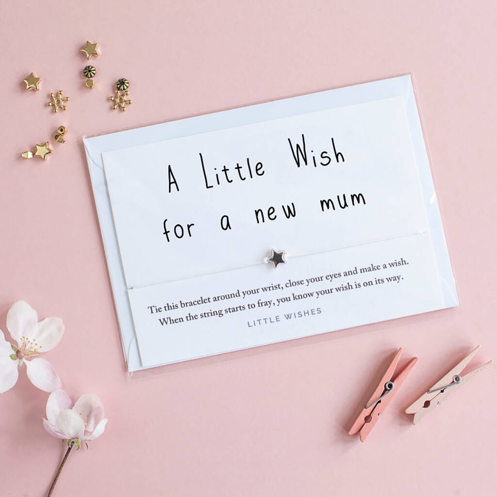 A Little Wish For A New Mum Bracelet And Card, 1 of 12