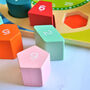 Wooden Teaching Clock And Shape Sorter Puzzle, thumbnail 10 of 11