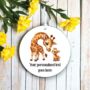 Personalised Parent And Child Giraffe Decoration, thumbnail 2 of 2