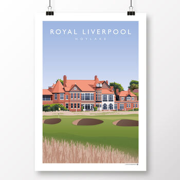 Royal Liverpool Hoylake Golf Poster, 3 of 7