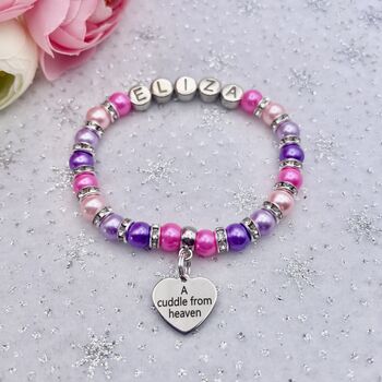 Personalised Memory Bracelet Remembrance Charm Bracelet, 2 of 12