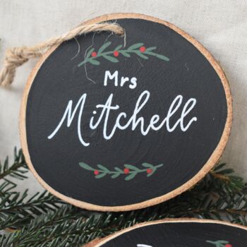 Personalised Christmas Tree Decoration Ornament, 3 of 5