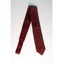 Burgundy Red Knitted Wedding Tie Set Groomsmen Gift, thumbnail 4 of 7