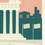 Personalised Athens Marathon Print, Unframed, thumbnail 4 of 5