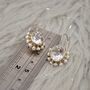 Clear Quartz, Pearl Silver Earrings, thumbnail 8 of 12