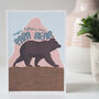 Papa Bear Father's Day Card, thumbnail 1 of 3