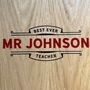 Best Ever Teacher Personalised Clipboard, thumbnail 3 of 7