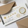 Personalised Lapland Christmas Boarding Pass Ticket, thumbnail 2 of 4