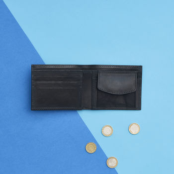 Leather Wallet With Coin Section, 7 of 11