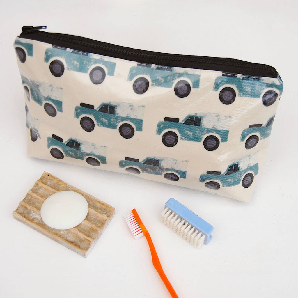Land Rover Oil Cloth Wash Bags, 1 of 3