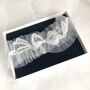 Bow Tulle Wedding Garter, thumbnail 2 of 8