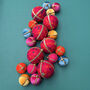 Firework Handmade Upcycled Saree Bauble, thumbnail 4 of 10