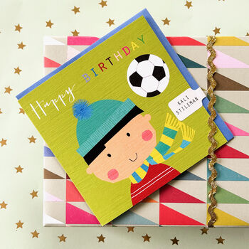 Footballer Happy Birthday Card, 4 of 5