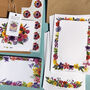 Colourful Flowers Writing Set, thumbnail 4 of 7