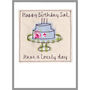 Personalised Birthday Cake Card For Her, Any Age, thumbnail 11 of 12