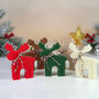 Reindeer Candles Rudolph Christmas Candle Moose Shape, thumbnail 4 of 7
