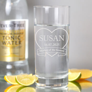 Personalised Hi Ball Glass – Wedding Gift Womens Bridesmaid, 5 of 5