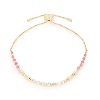 Radiance Pink Tourmaline Gemstone Bracelet, 2 of 4