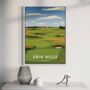 Erin Hills Golf Course Poster – Golf Wall Art Print | Gift For Golfers, Dad, Husband, Golf Gift For Him, Father's Day Gifts, thumbnail 1 of 2