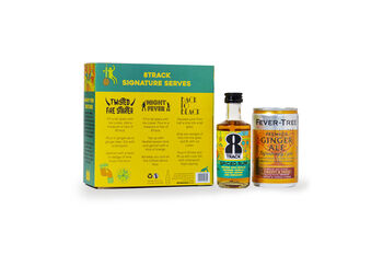 Eight Track Spiced Rum Mini Gift Set With Ginger Beer, 2 of 2