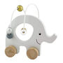 Personalised Wooden Elephant With Abacus Toy, thumbnail 2 of 2