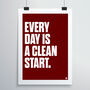 Clean Start Print, thumbnail 2 of 4
