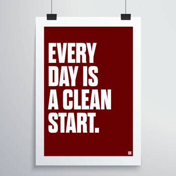 Clean Start Print, 2 of 4