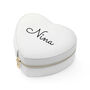 Personalised White Heart Jewellery Case, thumbnail 7 of 7