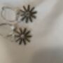 Snowflake And Quartz Christmas Hoop Earrings, thumbnail 4 of 5