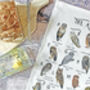 Owls A Z Tea Towel, thumbnail 2 of 4