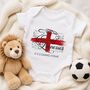 Baby Football Supporter Bodysuit, thumbnail 1 of 3